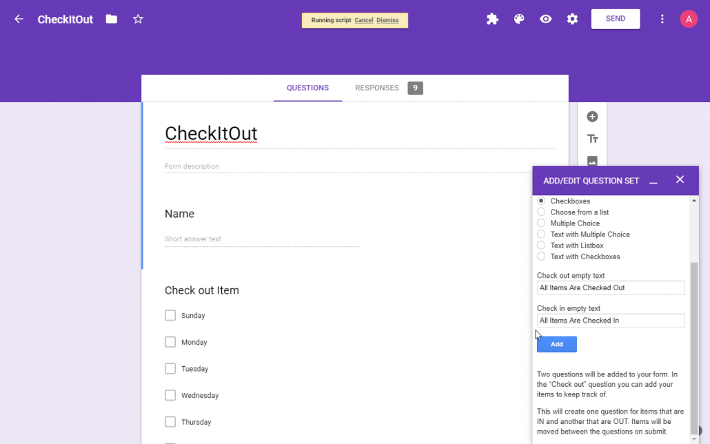 google forms add ons